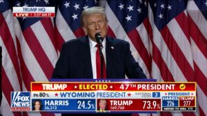 Trump addresses supporters in victory speech