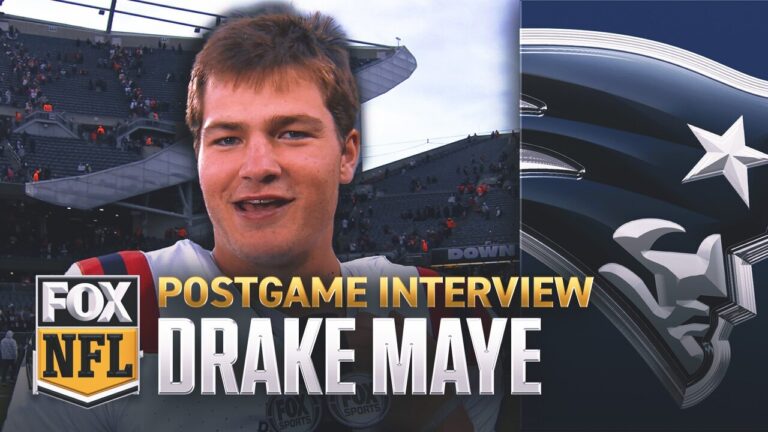 Drake Maye: 'Just keep going' after Patriots defeat Bears, 19-3 | NFL on FOX