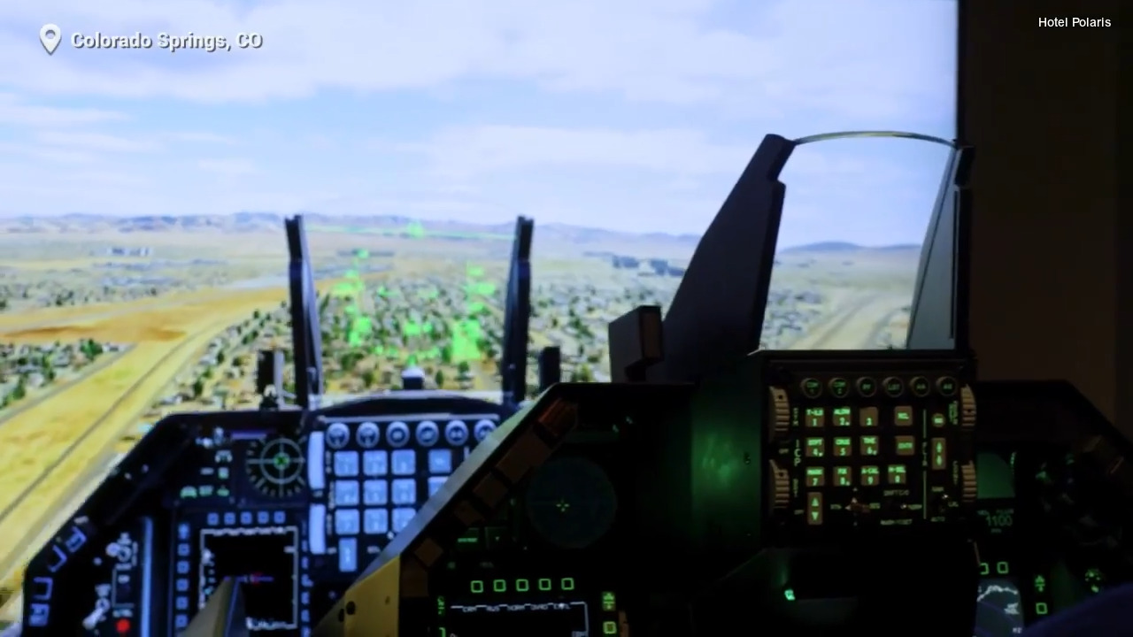 Sit in the pilot's seat thanks to US Air Force Academy hotel's first flight simulator