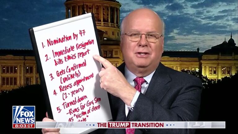 Karl Rove says it's 'highly unlikely' Matt Gaetz gets confirmed