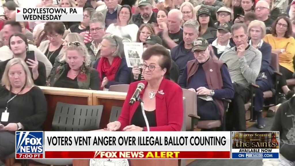 Enraged Pennsylvania voters pack meeting on illegal vote counting in hotly contested Senate race