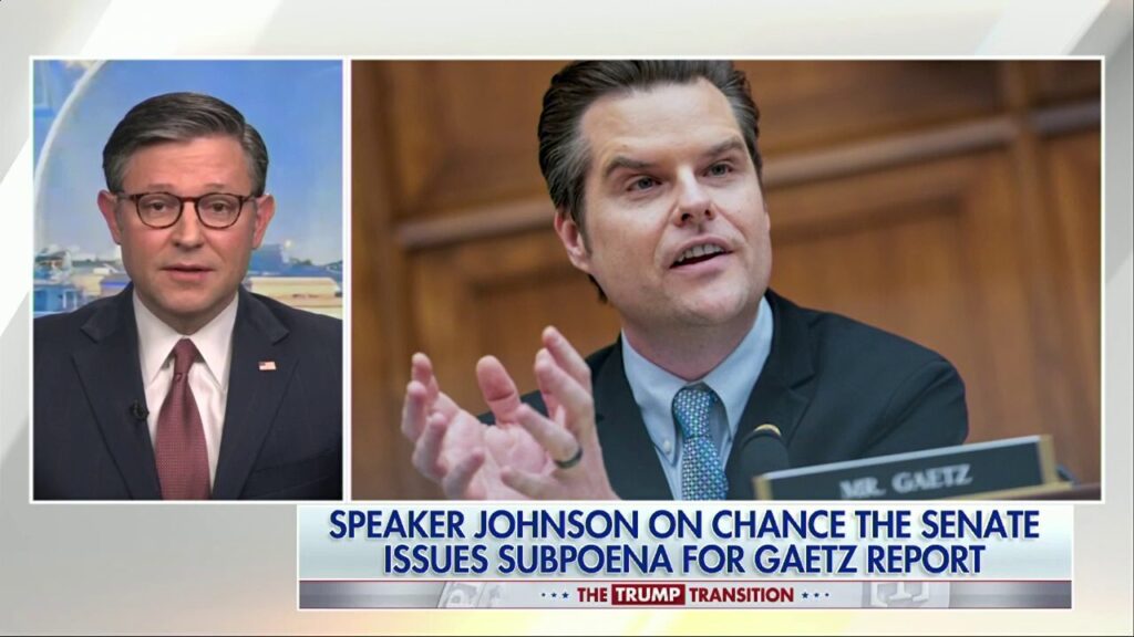 Releasing Gaetz report would be 'dangerous' breach of protocol, Speaker Johnson says: Opening 'Pandora's box'