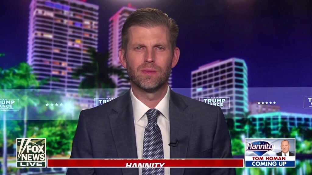 No matter how bad the media coverage, my father still had a ‘decisive victory’, says Eric Trump