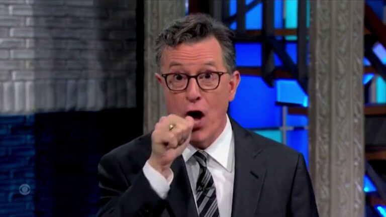 Colbert rips Biden for burdening Harris campaign with 'garbage' comments