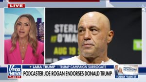 Lara Trump: Joe Rogan's Trump endorsement could boost the male vote