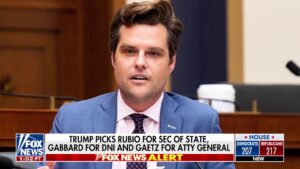 Matt Gaetz nomination sends shockwaves on Capitol Hill