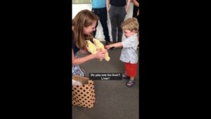 Living donor meets the little boy who received part of her liver in heartwarming video