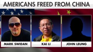 3 Americans released from Chinese detention ahead of holiday season