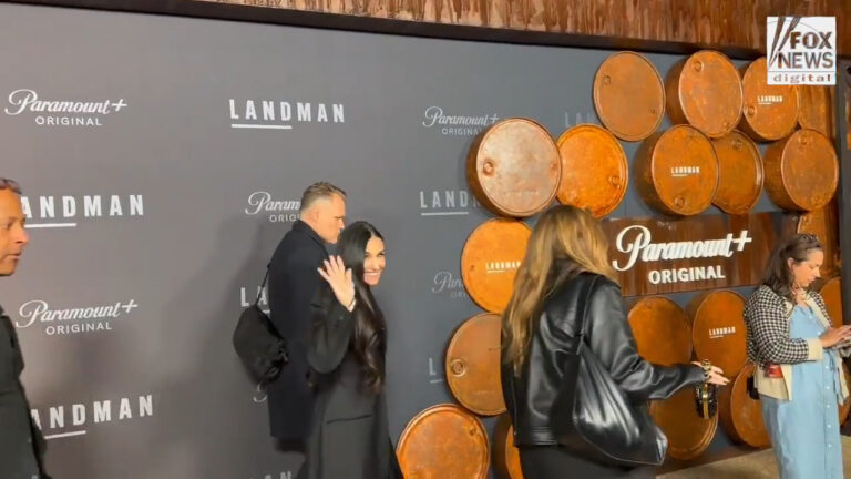 ‘Landman’ star Demi Moore walks red carpet at show's premiere