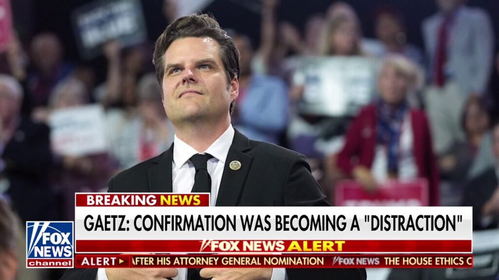 Trump wishes Gaetz well after withdrawal from AG nomination