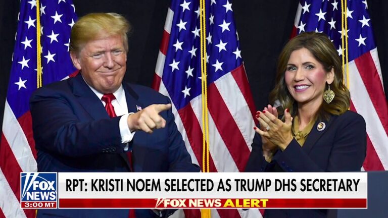 Kristi Noem to join Trump admin as DHS secretary: Report