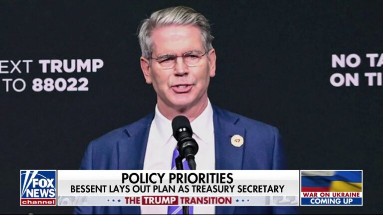 Scott Bessent lays out plan as Treasury secretary nominee