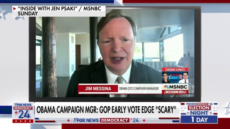 Dem admits GOP early voting surge is 'scary' as more than 75 million ballots cast before Election Day