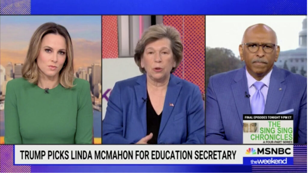 Randi Weingarten says her members are indifferent about whether Department of Education is eliminated