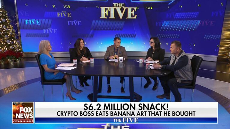 Crypto boss eats $6.2M banana he bought in art sale