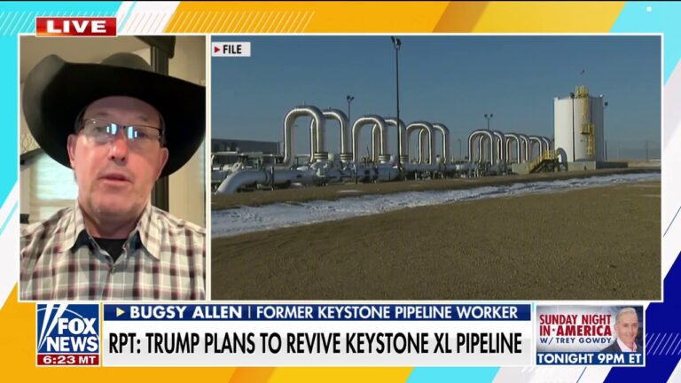 Ex-pipeline worker celebrates Trump’s return amid reports he will revive Keystone project: ‘On cloud nine’