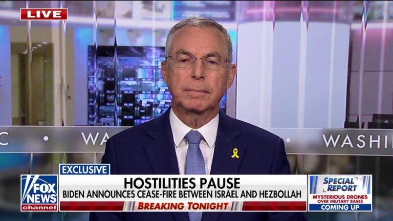 Israeli ambassador to the US says cease-fire agreement is a 'product of hard work'