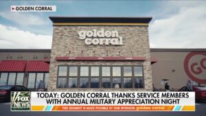 Golden Corral thanks service members with annual military appreciation night