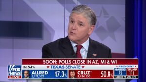 Sean Hannity believes Kamala Harris has a 'numbers problem'