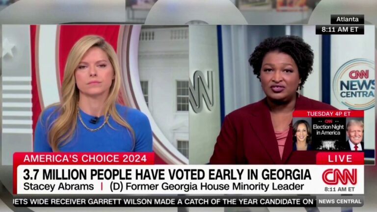 Stacey Abrams: Turnout in Georgia does not mean there is no ‘voter suppression activity’