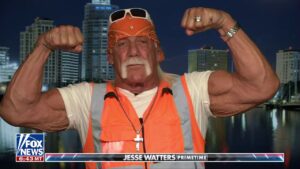 Hulk Hogan dons a garbage worker vest after Biden's remarks