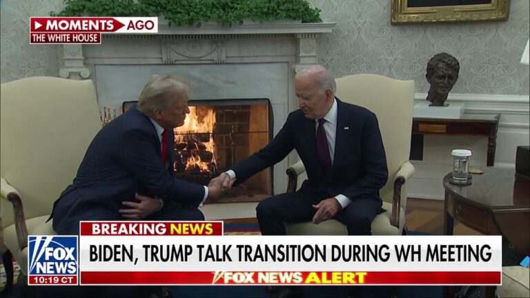 Biden congratulates Trump during historic Oval Office meeting: 'Welcome back'