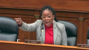 Rep. Jasmine Crockett rants about the 'White man' amid debate over 'Dismantle DEI Act'