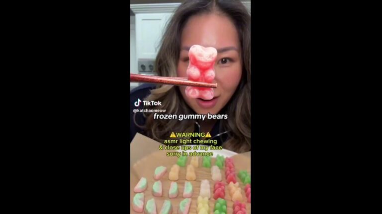 Viral food trend shows people freezing gummies overnight to create icy texture