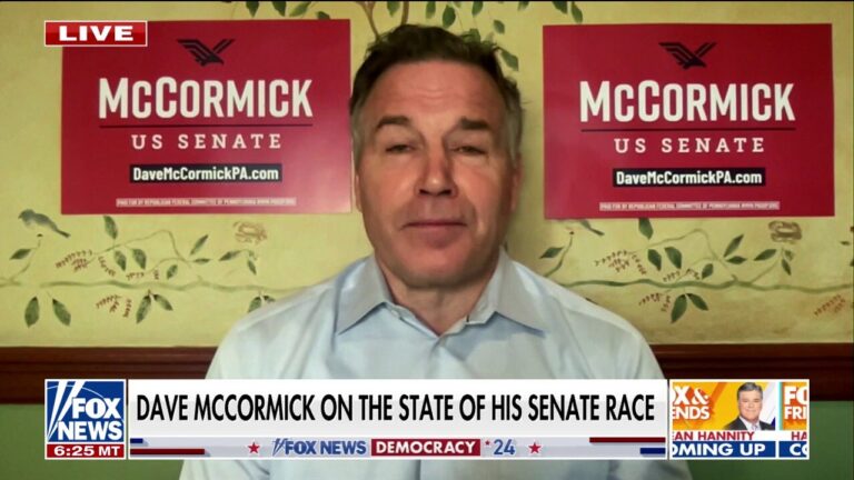 Pennsylvania Senate candidate McCormick says the people want ‘change’