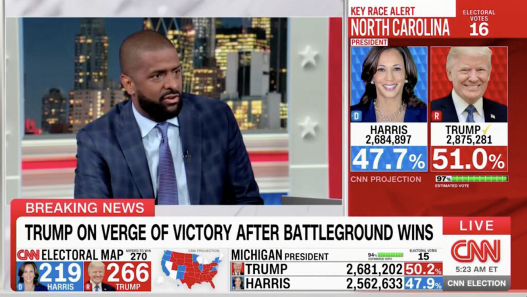 Harris supporter on CNN says American gets what it deserves with Trump victory