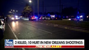 2 dead, 10 wounded following separate shootings near New Orleans parade route