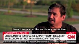 Undocumented immigrant tells CNN he supports Trump 'for the economy'