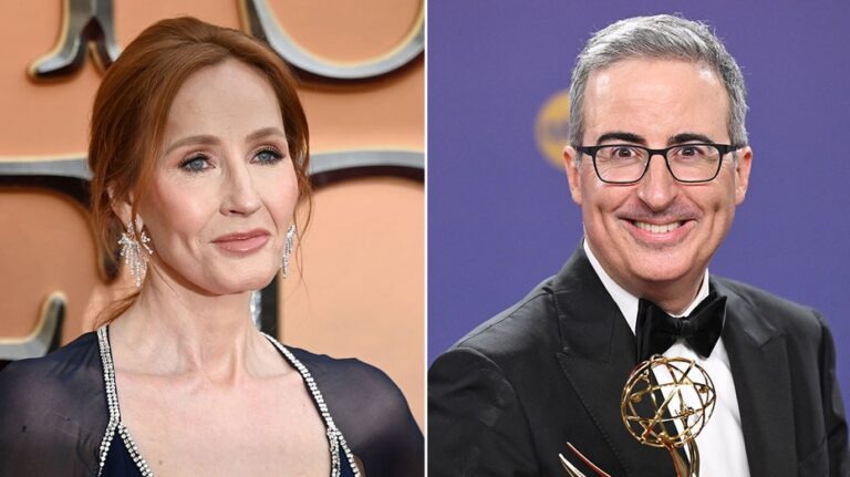 JK Rowling pushes back on John Oliver's claim there's 'no evidence' trans athletes threaten girls