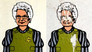 Italian mural of Holocaust survivors defaced in act of antisemitism: 'Damages walls but not history'