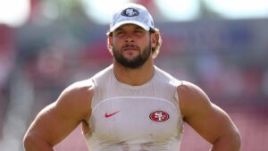 49ers' Nick Bosa appears to perform Trump-inspired sack celebration