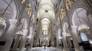 First look at Notre Dame Cathedral's restored interior five years after devastating fire