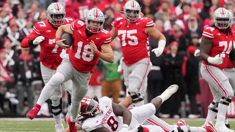 Ohio State ends Indiana's undefeated campaign convincingly, putting damper on Hoosiers' playoff hopes