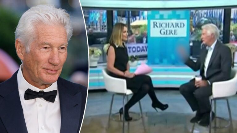 Richard Gere flashes ‘obscene gesture’ during live 'Today' interview