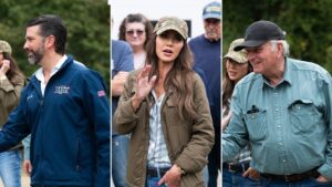 Donald Trump Jr., Kristi Noem join Franklin Graham in Helene-torn North Carolina with Samaritan's Purse