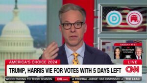 CNN's Tapper live fact-checks Harris on Trump's quote on protecting women: 'Just quote him accurately'