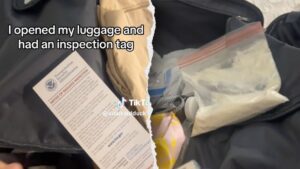 Airline passenger gets flagged by TSA after leaving mystery powder in bag