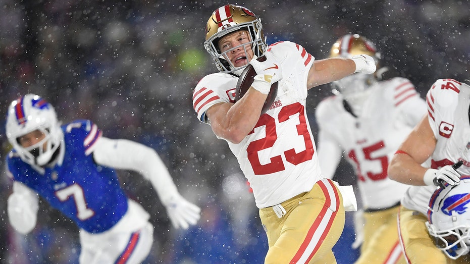 49ers' Christian McCaffrey suffered 'potentially' season-ending knee injury vs Bills, coach says