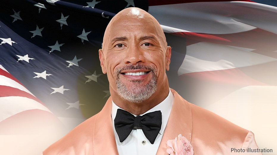 The Rock says 'freedom is our greatest privilege' while visiting troops in Hawaii