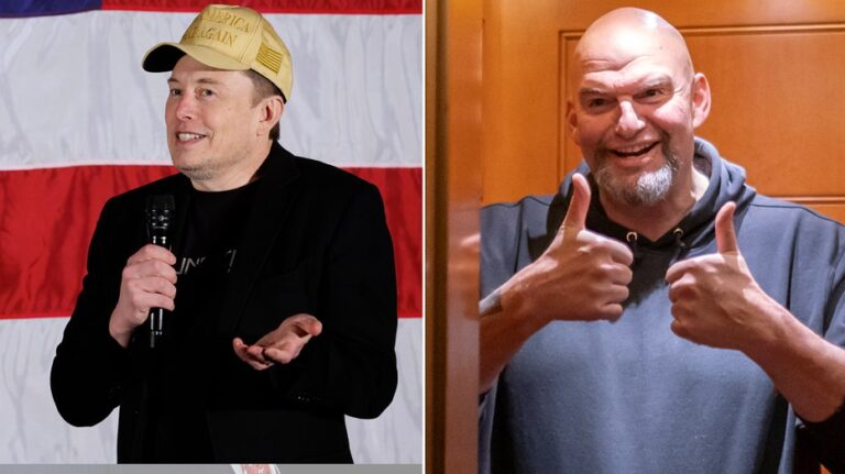 Republican declares 'bulls---' after Musk says it's 'hard not to like' Fetterman who 'puts country over party'