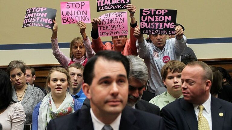 Scott Walker calls nixing of landmark WI law that led to mass protests in 2011 a 'brazen political action'