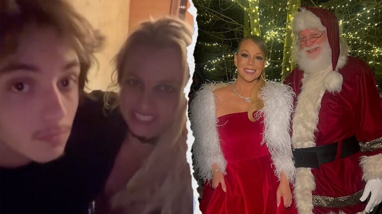 Britney Spears' emotional Christmas reunion, Mariah Carey's Santa moment top Hollywood's holiday celebrations