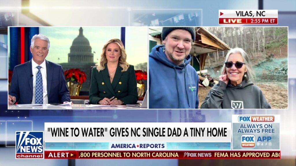 Single dad who helped out hurricane-ravaged North Carolina community gets tiny house of his own