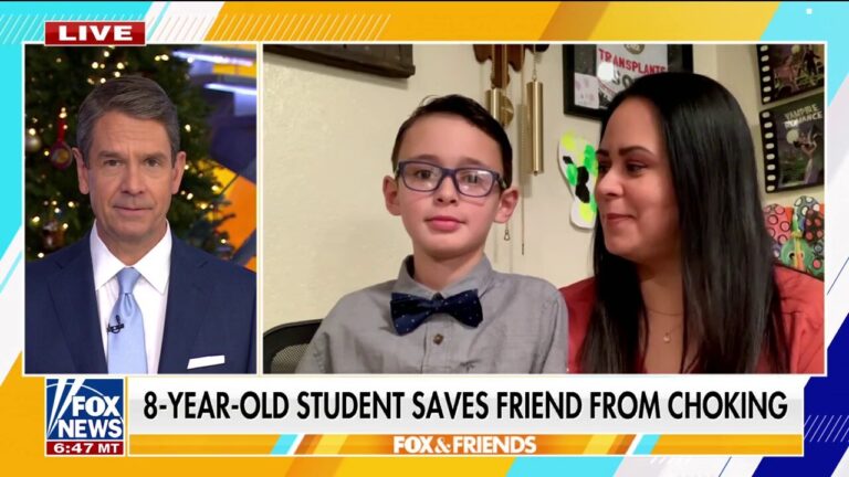 Arizona second-grader uses Heimlich maneuver to save friend from choking: 'Don't be afraid to help people'