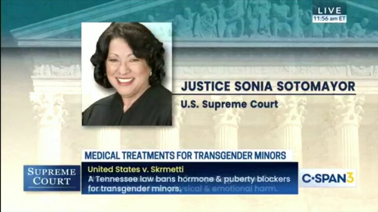 Sotomayor makes Aspirin side effect comparison in question on trans medical procedures during oral argument