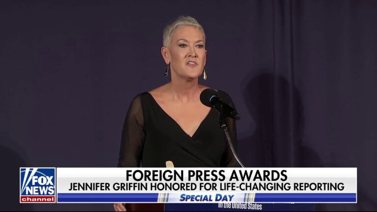 Fox News' Jennifer Griffin honored at the Foreign Press Awards Dinner